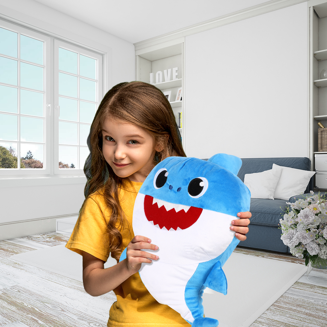 Baby Shark Plush Cuddle and Sing with Plush Toy For Kids 1 Years and Above